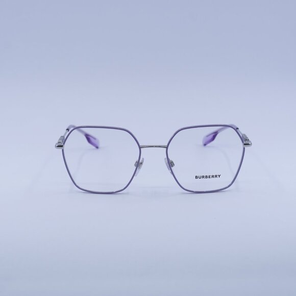 Burberry BE1381 1345 Eyeglasses Lilac/Silver 54mm Geometric Frame - Picture 4 of 10